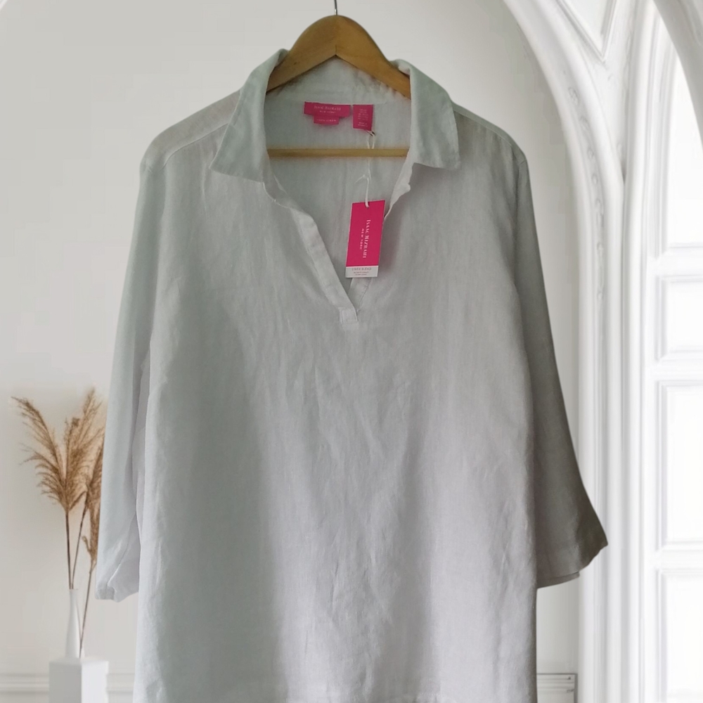 Isaac Mizrahi White Blouse